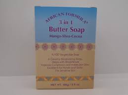 SAVON AU BEURRE 3 EN 1 AFRICAIN 3,5 OZ