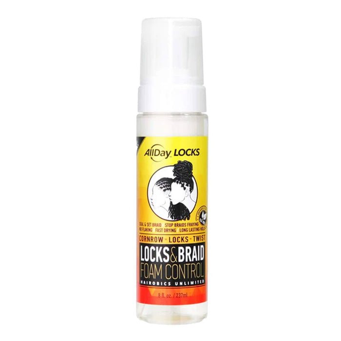 MOUSSE DE CONTRÔLE POUR TRESSES ET NATTES ALLDAY 8OZ