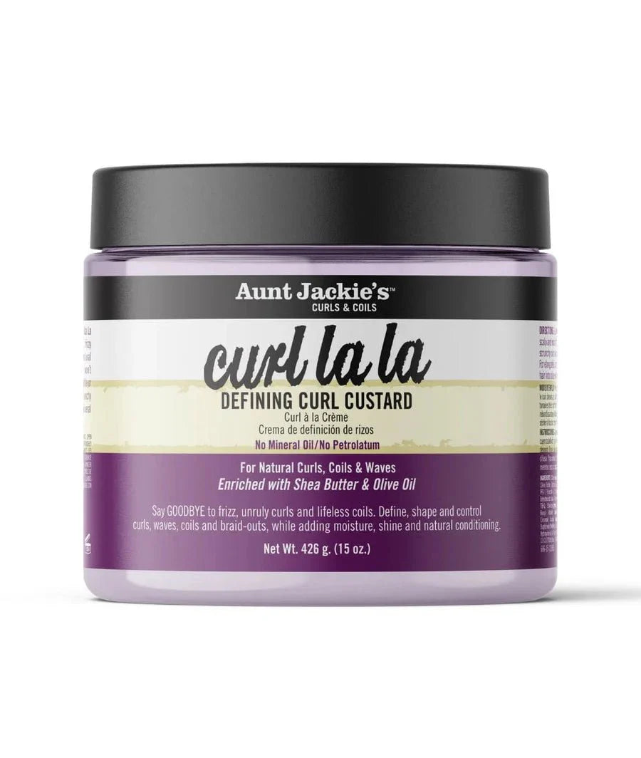 AUNT JACKIE'S CURL LA LA DEFINING CURL CUSTARD 15OZ