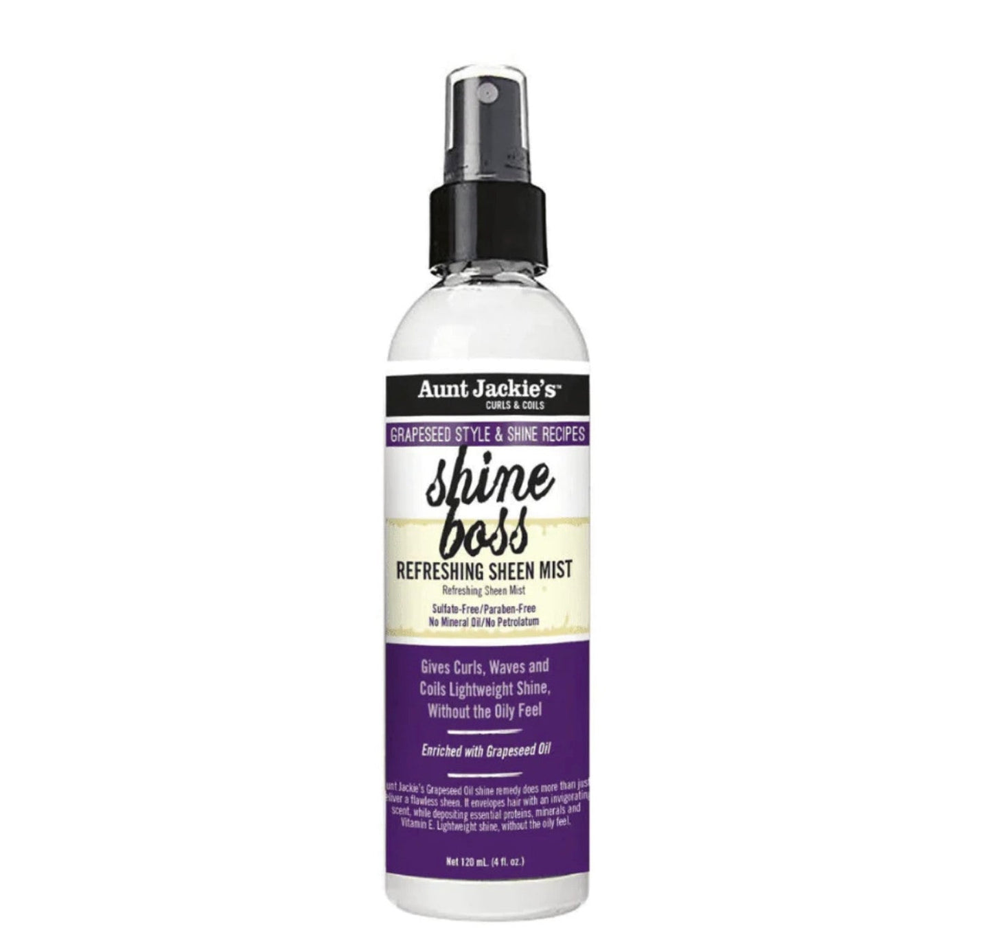 AUNT JACKIE'S Grapeseed Shine Boss Refreshing Sheen Mist (4oz)