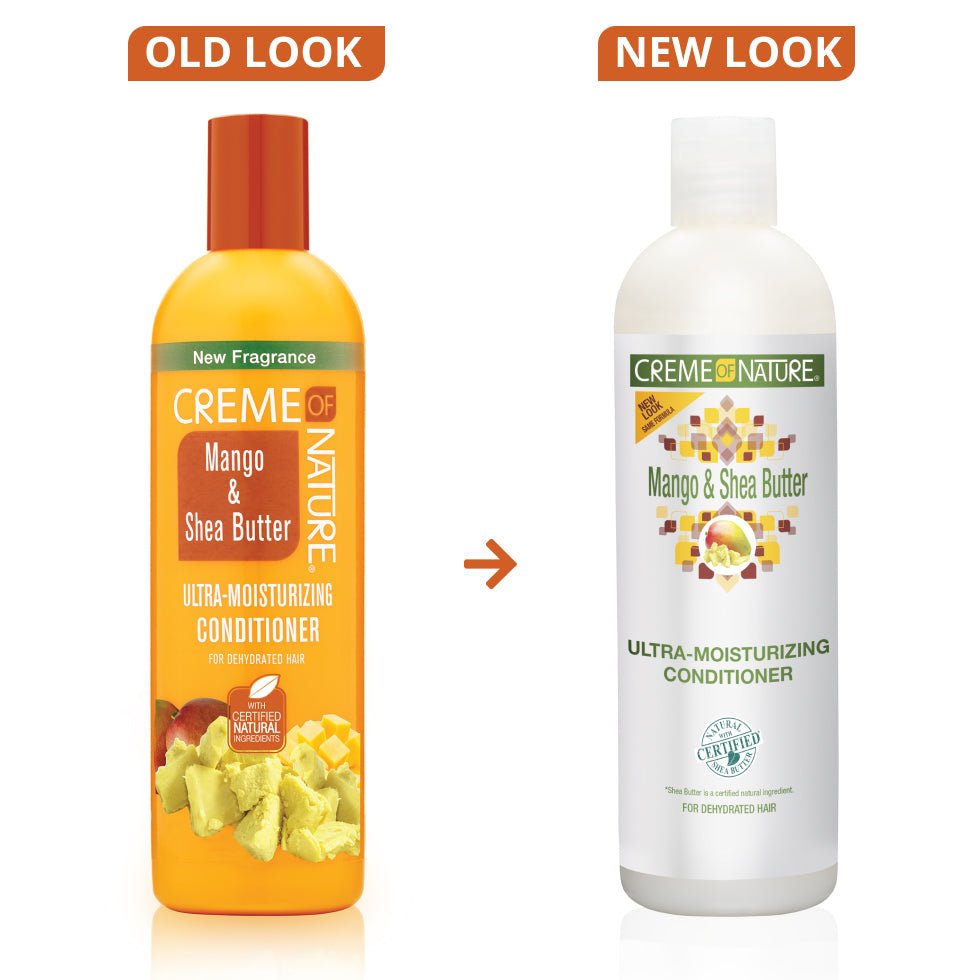 CRÈME OF NATURE APRÈS-SHAMPOOING ULTRA-HYDRATANT MANGUE & BEURRE DE KARITÉ 355ml