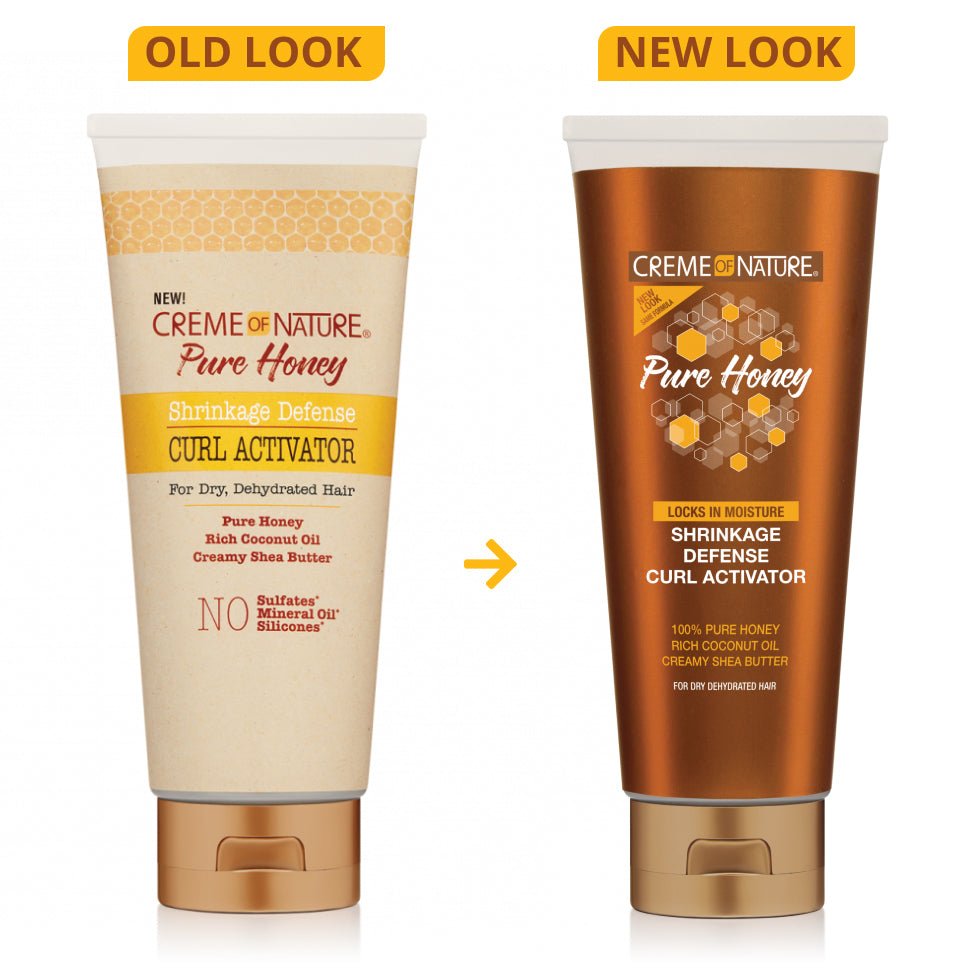 CRÈME OF NATURE PURE HONEY Gelée Coiffante Anti-Réduction de Boucles 340g