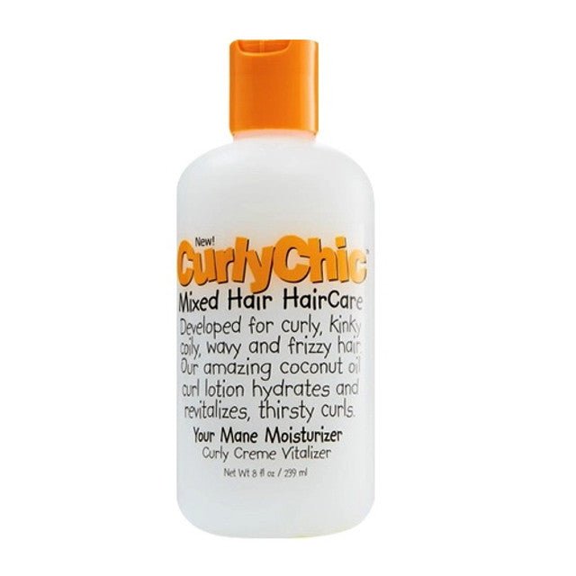 CURLYCHIC Soin des Cheveux Mixtes Votre Hydratant pour Crinière, Crème Vitalisante Bouclée, 8 Oz