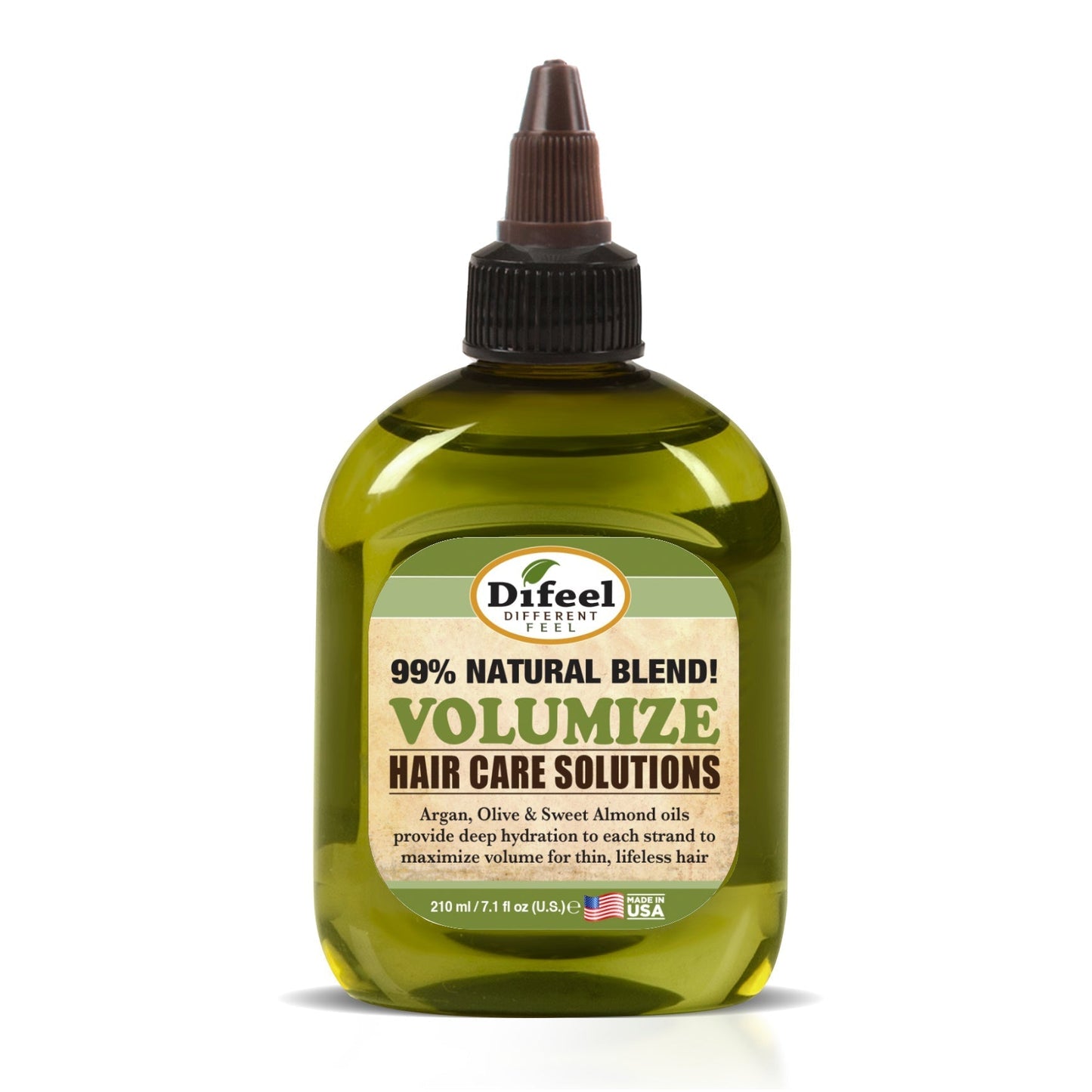 DIFEEL 99% Natural Hair Care Solutions - Volumize Hair Oil 7.1 oz.