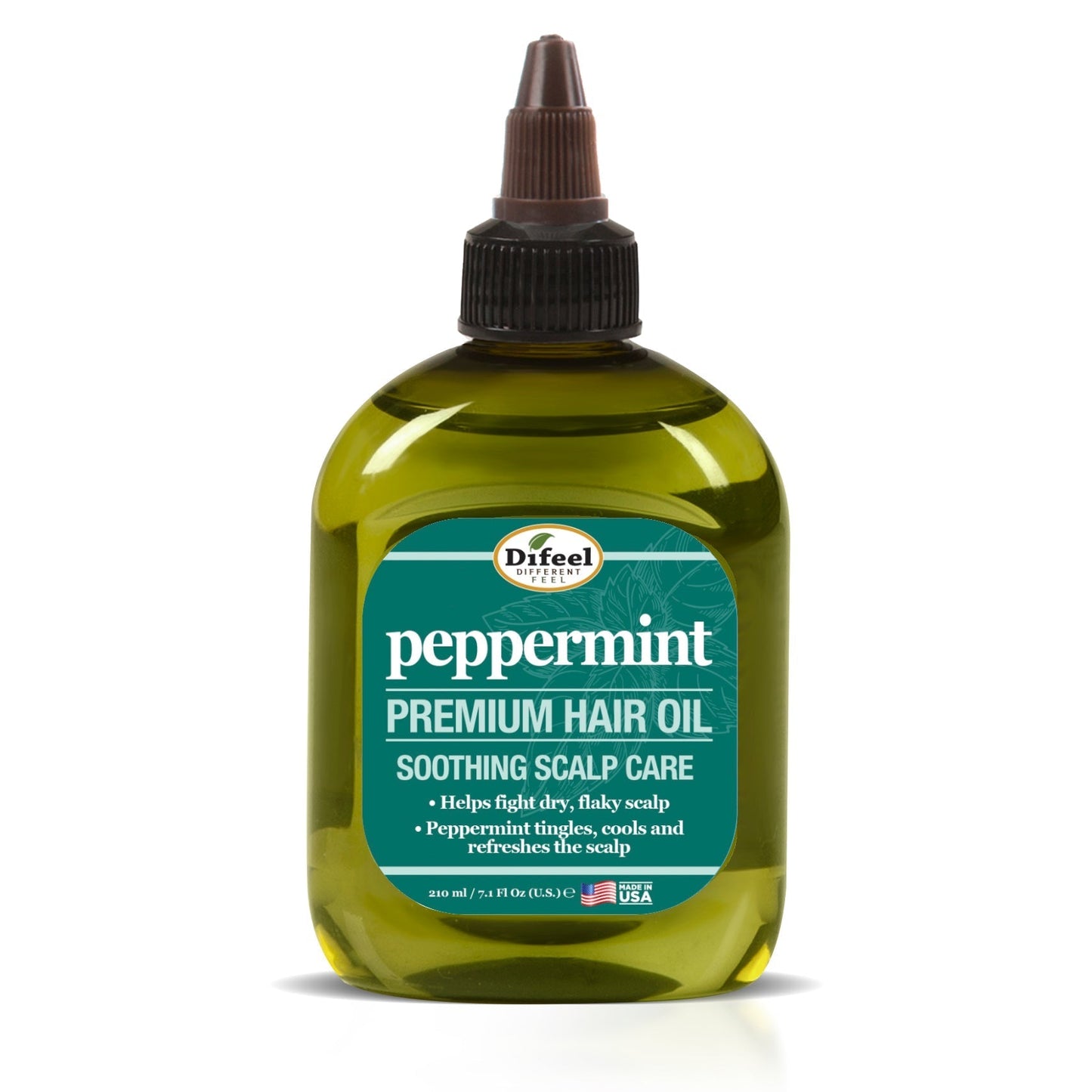 Huile capillaire DIFEEL soin du cuir chevelu à la menthe poivrée 210 ml