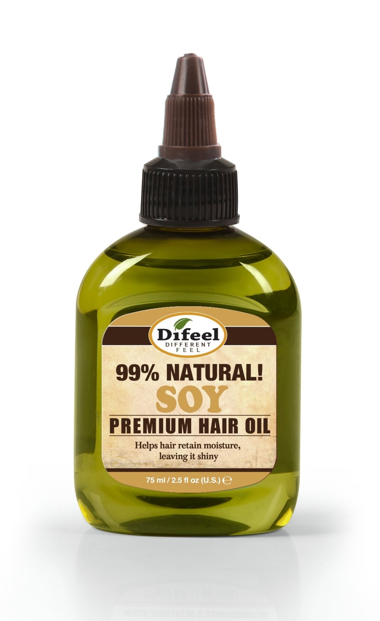 Huile capillaire naturelle de qualité supérieure DIFEEL – Huile de soja 75 ml.