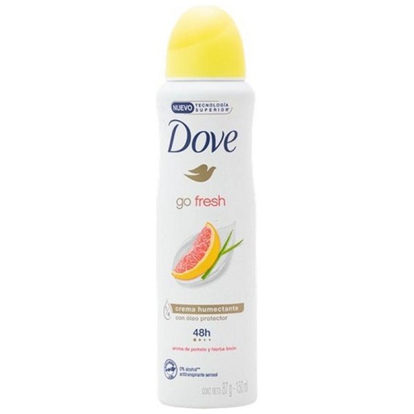DOVE GO FRESH DÉODORANT ANTI-TRANSPIRANT VAPORISATEUR – PAMPLEMOUSSE ET CITRONNELLE 5OZ