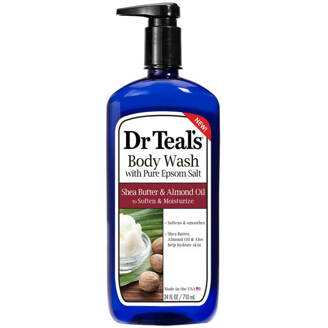 DR TEAL'S GEL DOUCHE BEURRE DE KARITÉ ET HUILE D'AMANDE 710ML