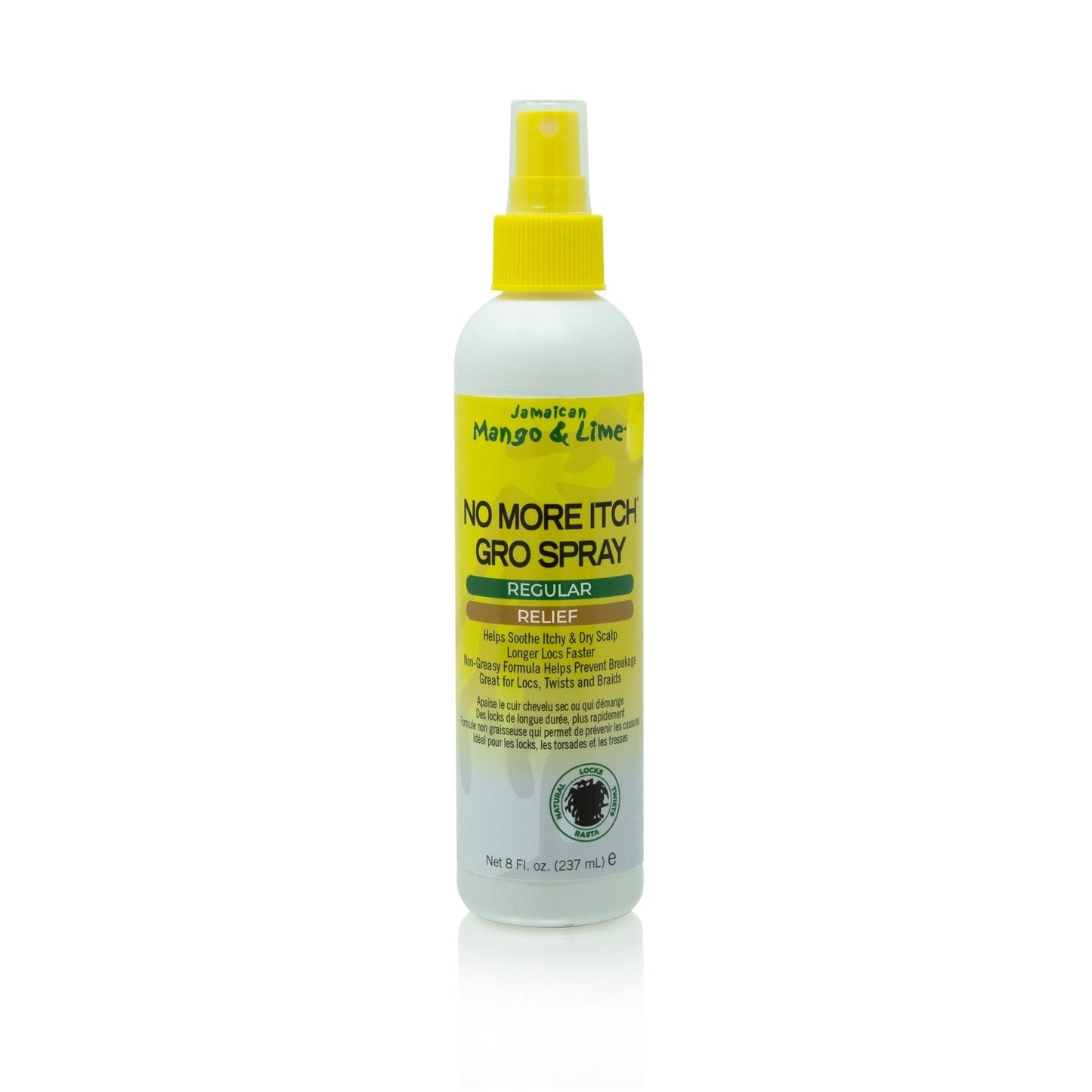 Vaporisateur pour la pousse des cheveux anti-démangeaisons JAMACIAN MANGO & LIME REGULAR 237 ml
