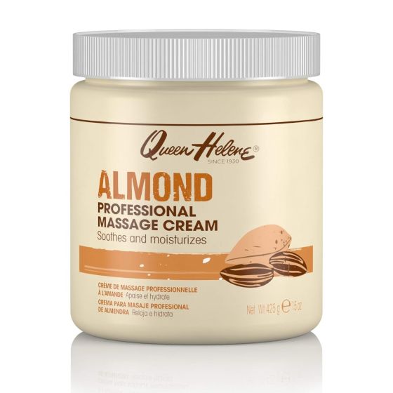 CRÈME DE MASSAGE PROFESSIONNELLE À L'AMANDE REINE HÉLÈNE 15OZ