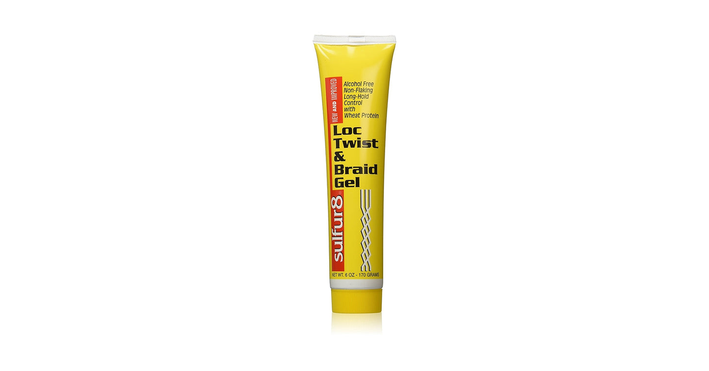 SULFUR 8 LOC TWIST & BRIAD GEL 6OZ