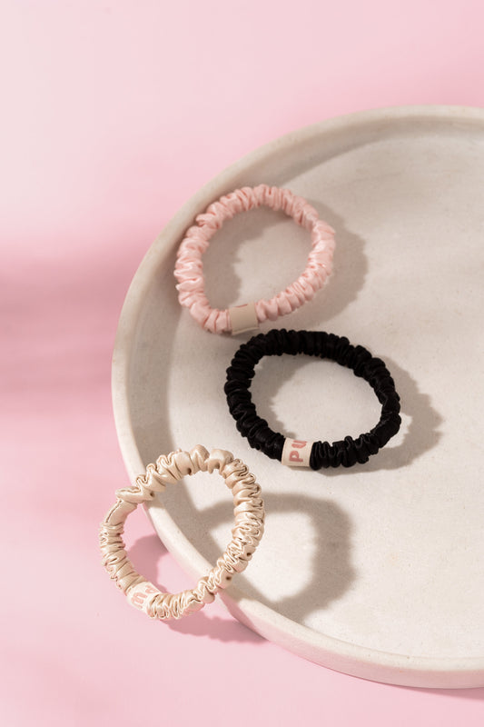 Slim Silk Scrunchie