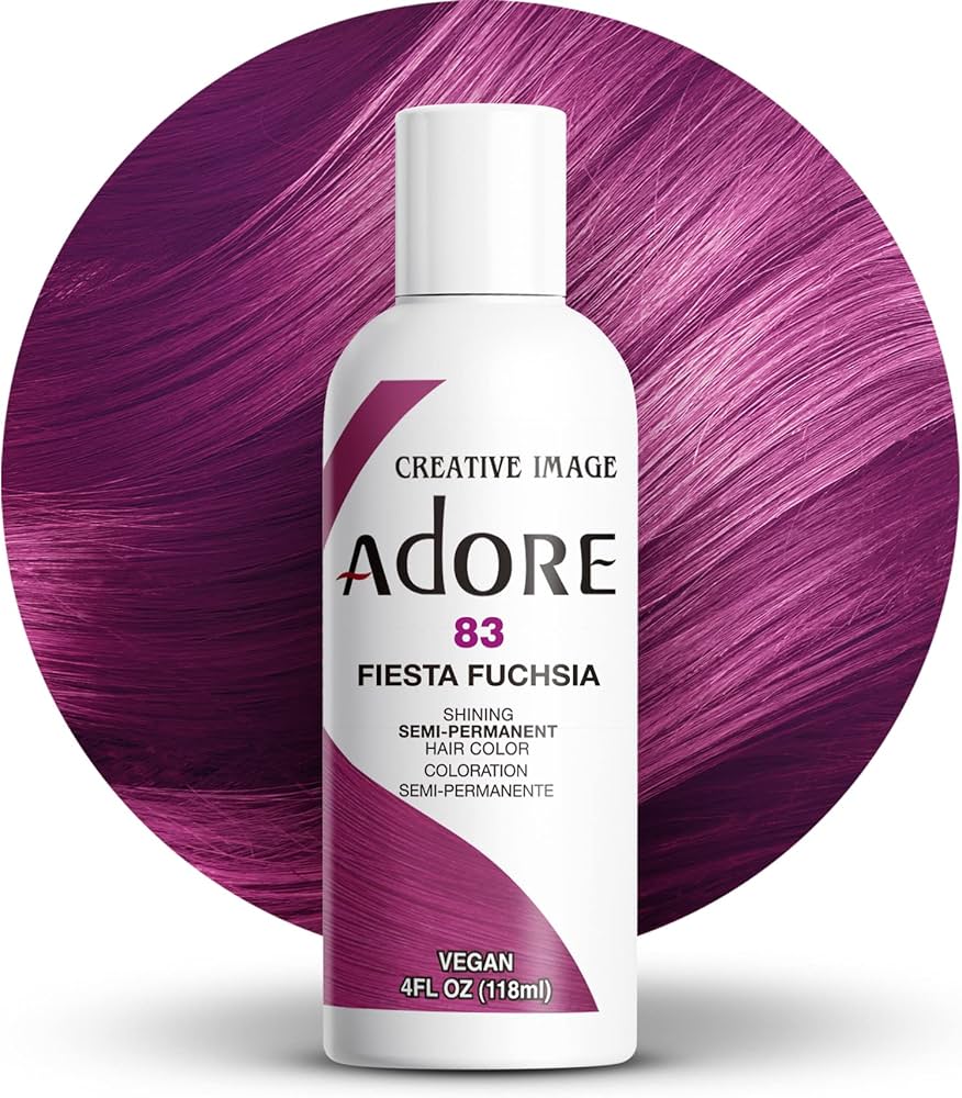 ADORE COLORATION SEMI-PERMANENTE FIESTA FUCHSIA 83 4OZ
