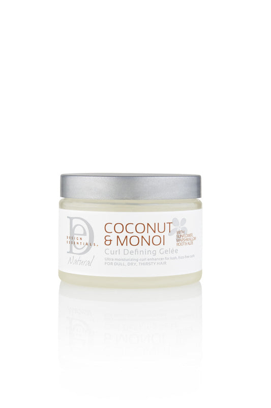DESIGN ESSENTALS COCNUT & MONOI CURL DEFINING GEL 12OZ