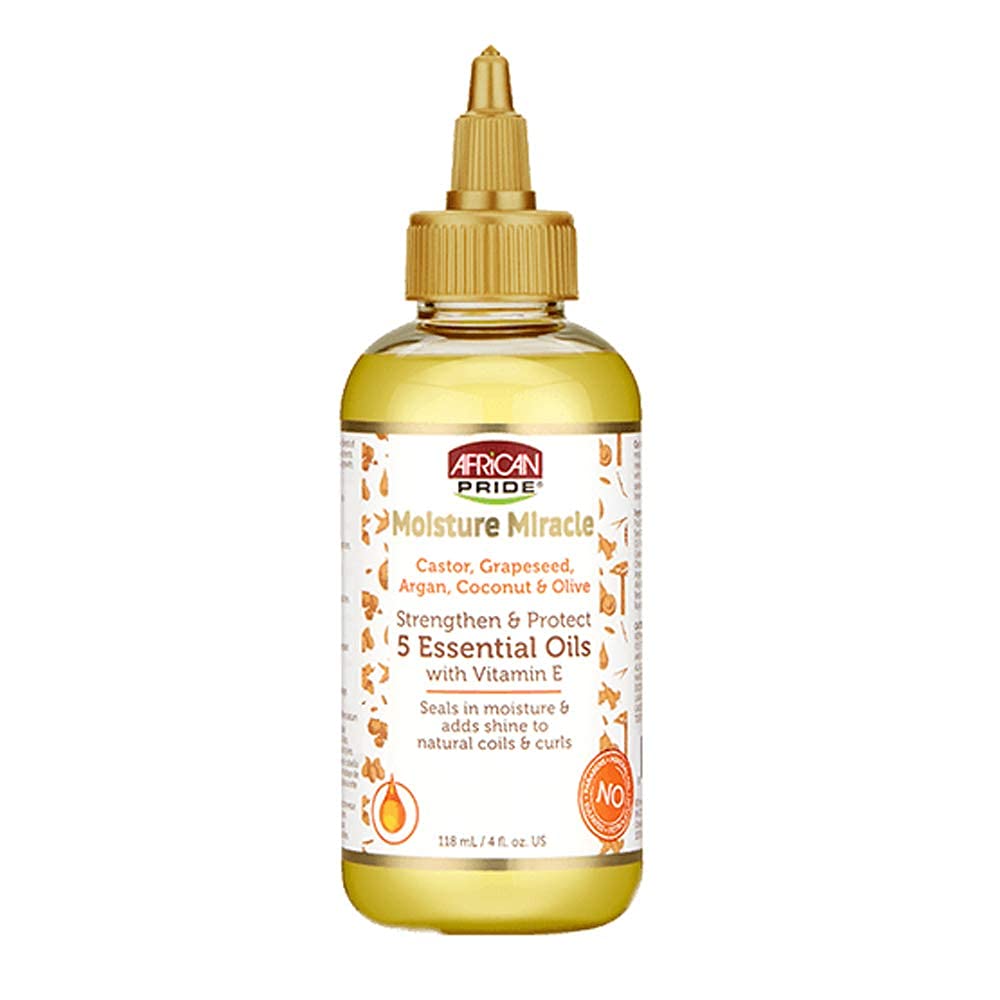 AFRICAN PRIDE MOISTURE MIRACLE 5 HUILES ESSENTIELLES 118ML