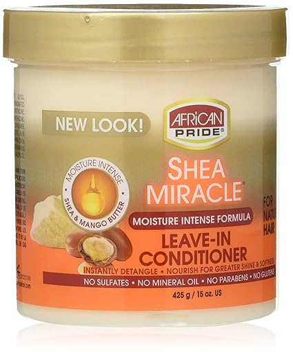 AFRICAN PRIDE SOIN SANS RINCAGE SHEA MIRACLE 15OZ