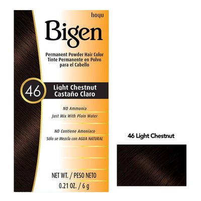 BIGEN TEINTURE CHEVEUX POUDRE PERMANENTE 46 - CHÂTAIN CLAIR