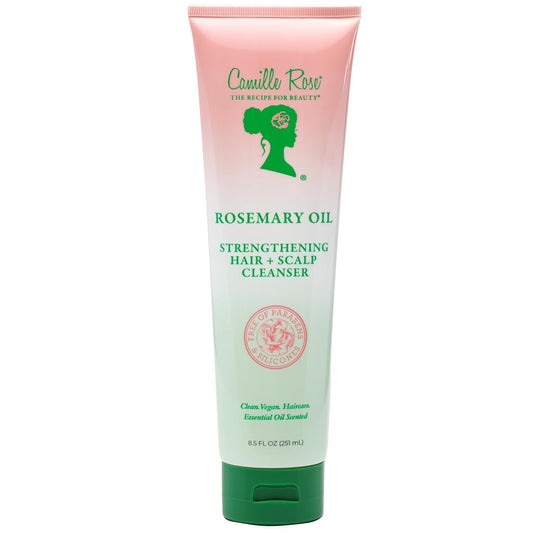 CAMILLE ROSE ROSEMARY OIL STRENGTHENING HAIR + SCALP CLEANSER 8.5OZ