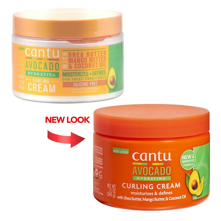 CANTU CRÈME HYDRATANTE ET DÉFINISSANTE À L'AVOCAT POUR CHEVEUX BOUCLÉS 12OZ