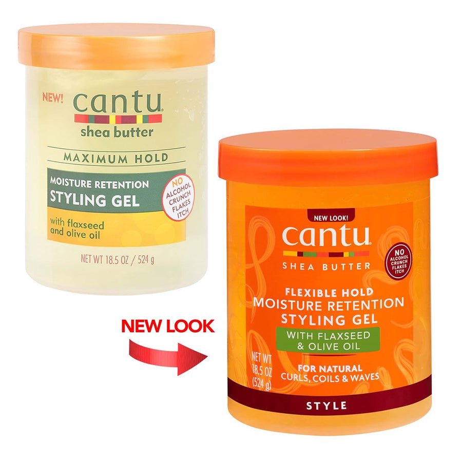 CANTU Gel coiffant hydratant à l'huile de lin et d'olive 524 g