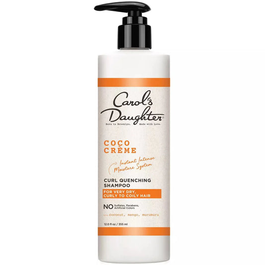 CAROL'S DAUGHTER Coco Crème Curl Quenching Shampoo with Coconut Oil for Very Dry Hair 12oz