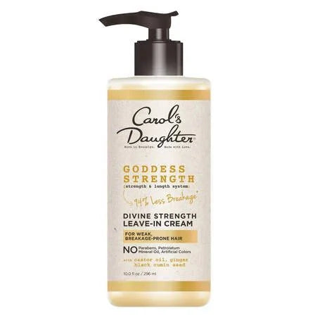 CAROL'S DAUGHTER Goddess Strength Divine Strength Leave In Cream With Castor Oil 10 OZ