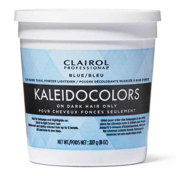 CLAIROL PROFESSIONAL KALEIDOCOLORS POUDRE DÉCOLORANTE BLEUE 8 OZ