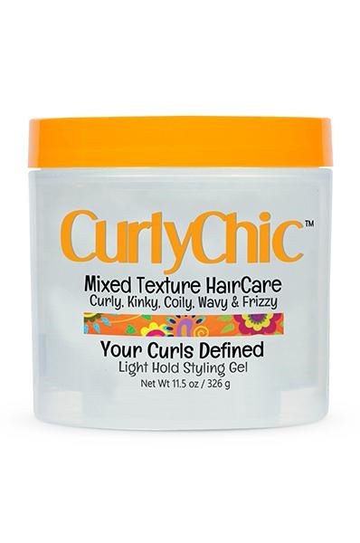 CURLYCHIC MIXED TEXTURE HAIRCARE LIGHT HOLD STYLING GEL 11.5OZ