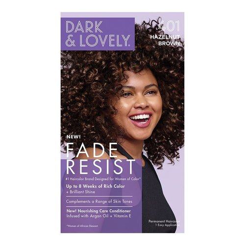 DARK & LOVELY FADE RESIST - 401 HAZELNUT BROWN