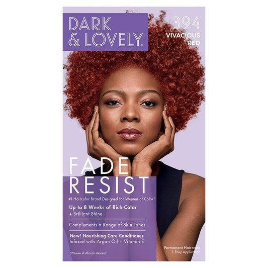 DARK & LOVELY FADE RESIST - 394 VIVACIOUS RED