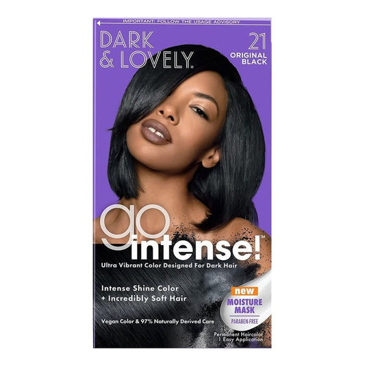 DARK & LOVELY Go Intense Hair Color 21 ORIGINAL BLACK