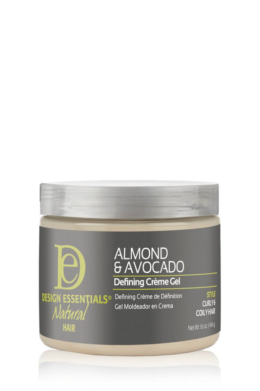 DESIGN ESSENTIALS ALMOND & AVOCADO DEFINING CREME GEL 16OZ