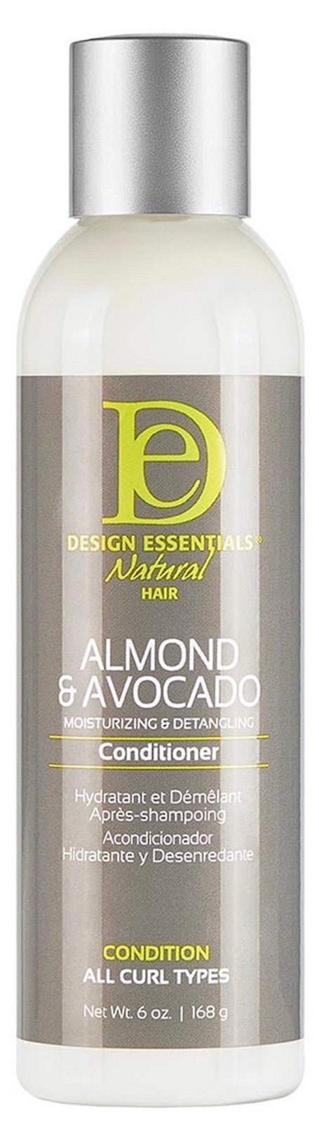 DESIGN ESSENTIALS Almond & Avocado Moisturizing & Detangling Conditioner 6OZ