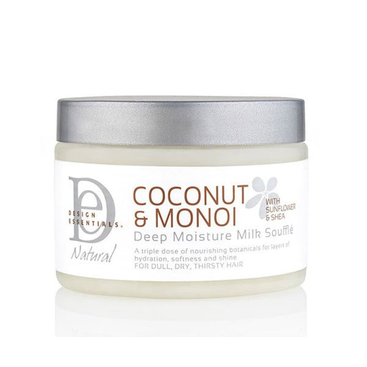DESIGN ESSENTIALS COCONUT & MONOI MOIST MILK SOUFFLE 12OZ