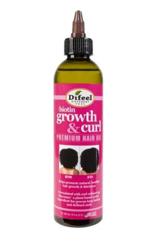 DI FEEL BIOTINE CROISSANCE & BOUCLES HUILE DE SOIN PREMIUM 8OZ