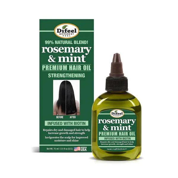 HUILE CAPILLAIRE PREMIUM ROMARIN ET MENTHE DIFEEL 75ML