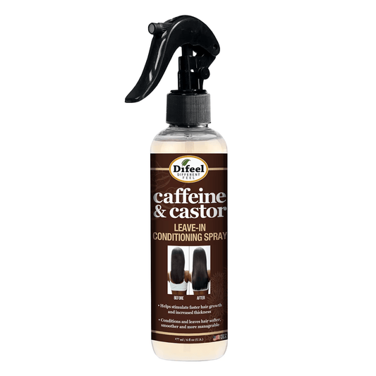 Difeel Spray Revitalisant sans Rinçage Caféine & Ricin 177 ml