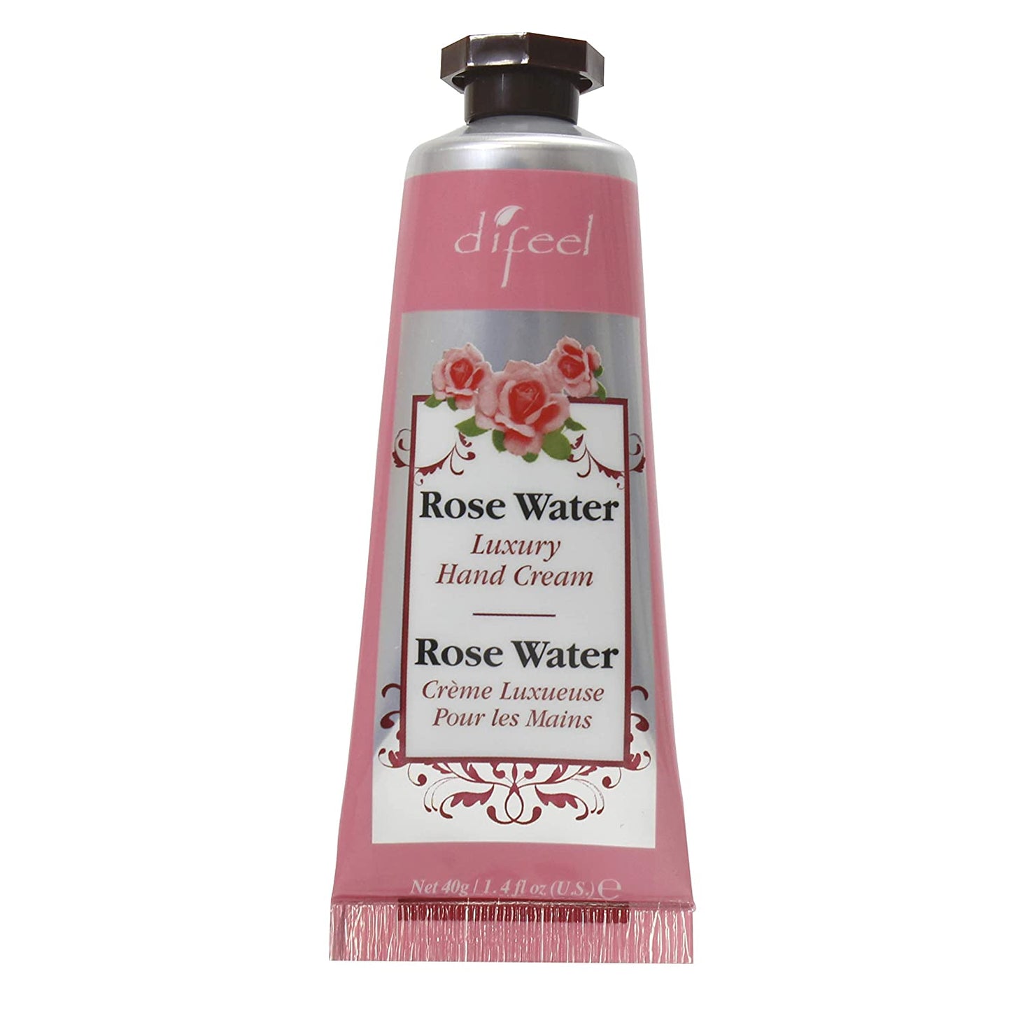 Crème hydratante de luxe pour les mains DIFEEL - Eau de rose 40 g
