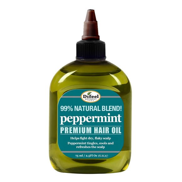 Huile Capillaire de Soin Premium DIFEEL à la Menthe Poivrée pour le Cuir Chevelu 75ml