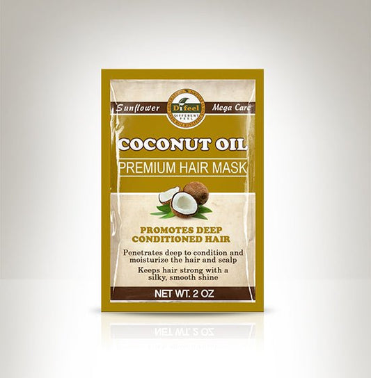 Masque Capillaire Revitalisant Profond DIFEEL Premium - Huile de Coco 1.75OZ