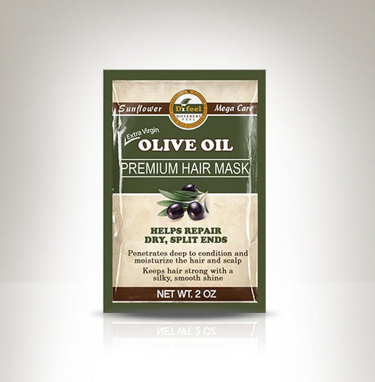 Masque Capillaire Revitalisant Profond Premium DIFEEL à l'Huile d'Olive 50 g