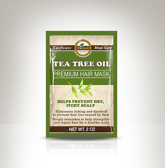 Masque capillaire de qualité supérieure DIFEEL – Huile d'arbre à thé 50 g.