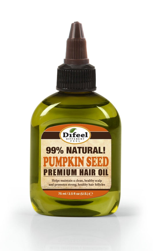 Huile capillaire naturelle de qualité supérieure DIFEEL – Pépins de citrouille 75 ml