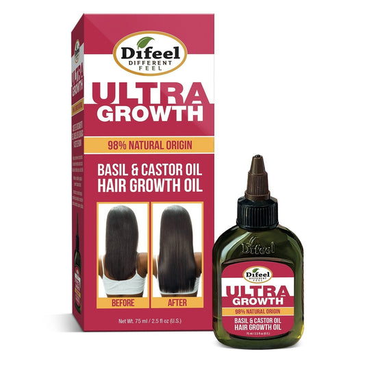 Huile capillaire DIFEEL Ultra Croissance Basilic & Ricin 75 ml