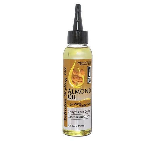 DOO GRO INFUSION STYLING OIL WITH ALMOND OIL FOR KINKY COILY CURLS 4.5OZ