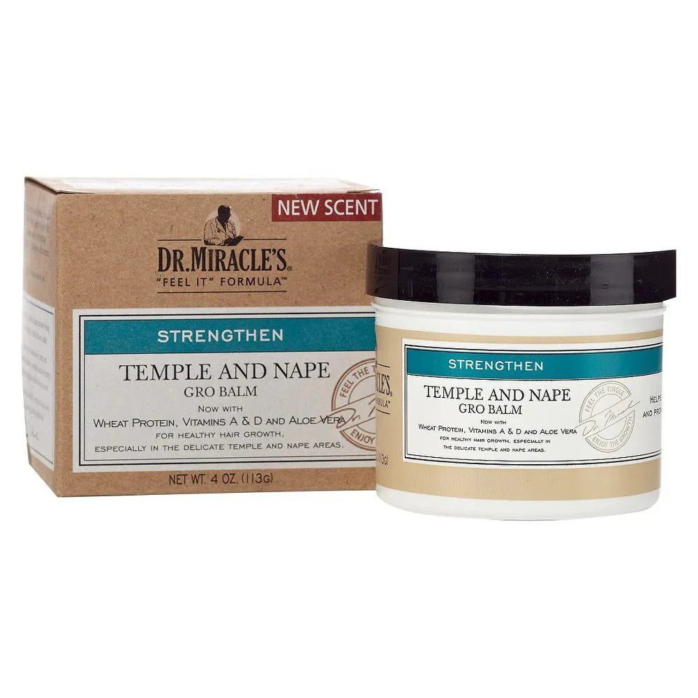 DR.MIRACLES STRENGTHEN TEMPLE & NAPE GRO BALM 4OZ