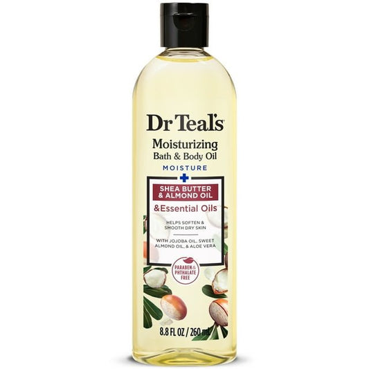 DR TEAL'S BATH & BODY OIL SHEA BUTTER OIL 8.8OZ