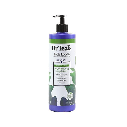 DR TEAL'S BODY LOTION EUCALYPTUS&SPEARMINT 18OZ