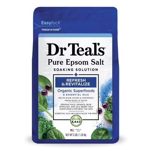 DR TEAL'S EPSOM SALT REFRESH & REVITALIZE 3LB