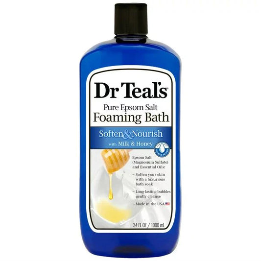 DR TEAL'S FOAMING BATH SOFTEN & NOURRISH 34OZ